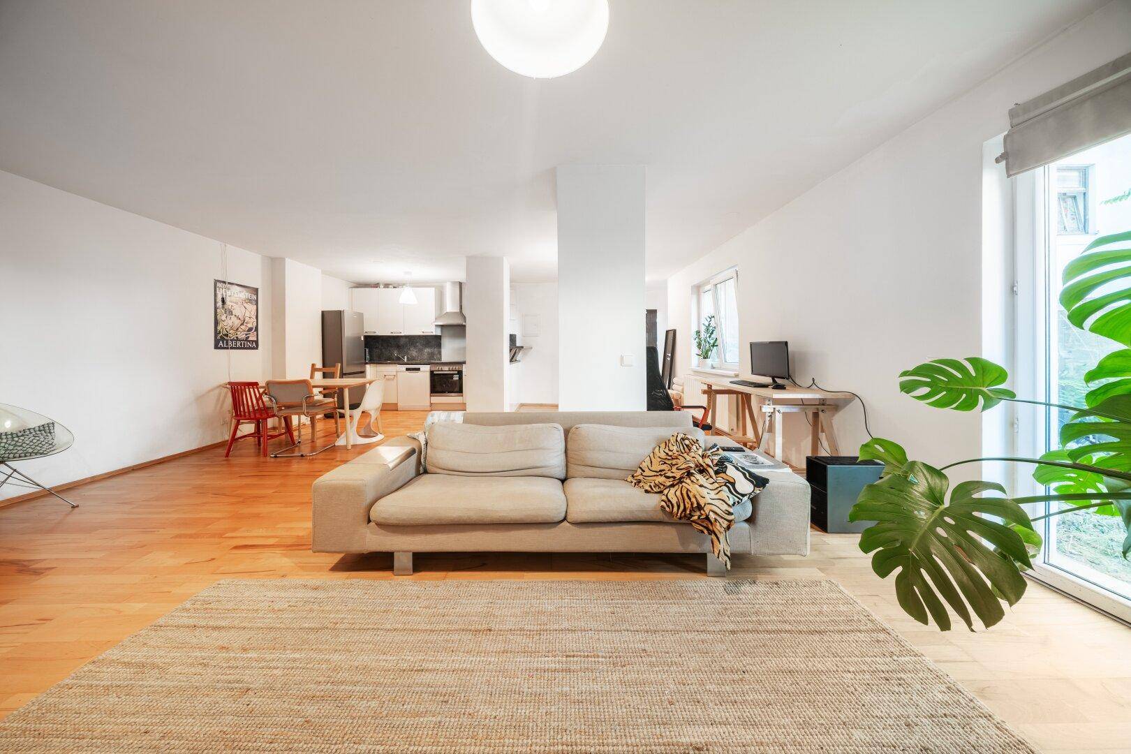 3-Zimmer-Erdgeschosswohnung mit direktem Gartenzugang – 250 m zum Bahnhof Meidling - Mehr