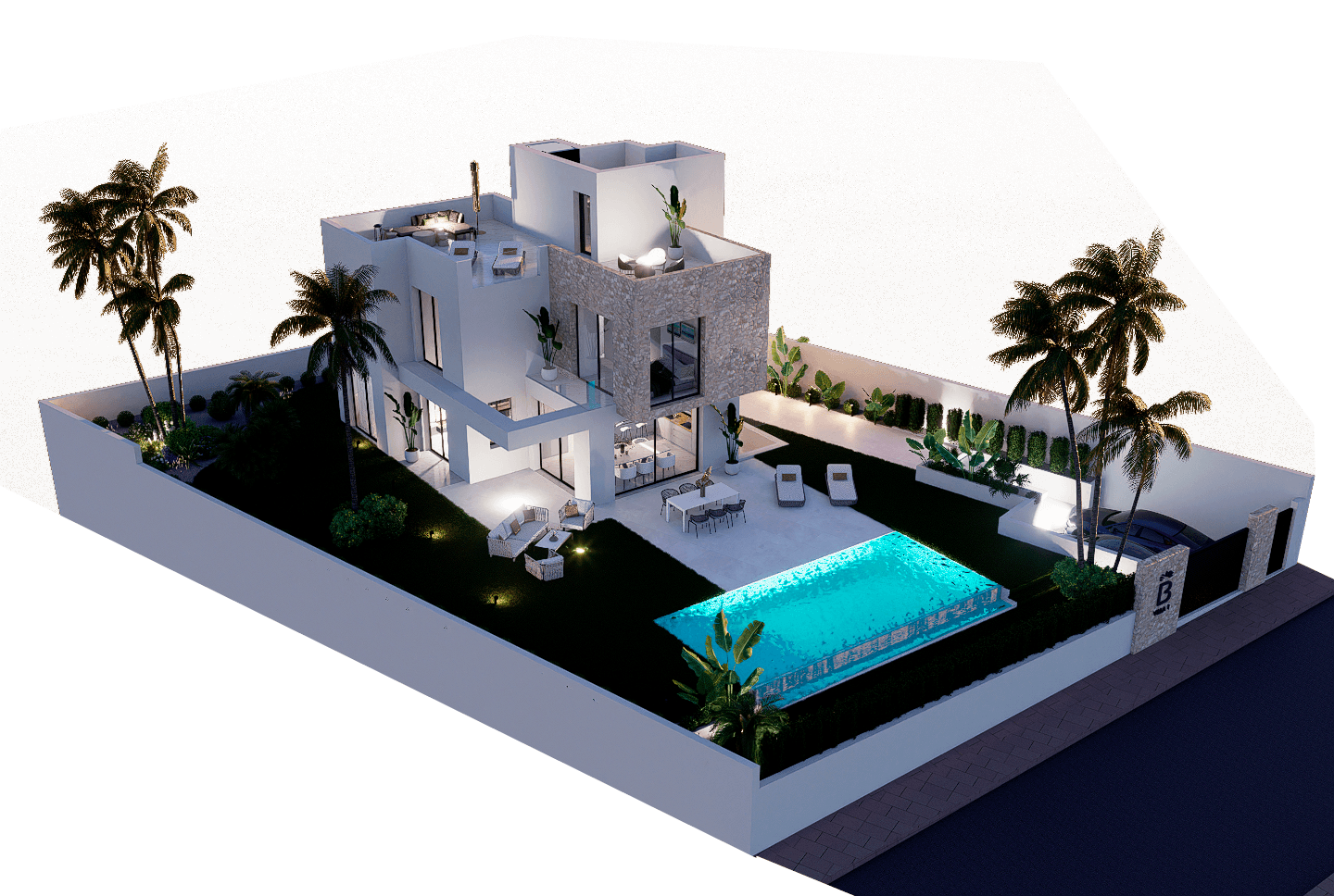 Las Bellas luxury villas in Finestrat, Benidorm (17)