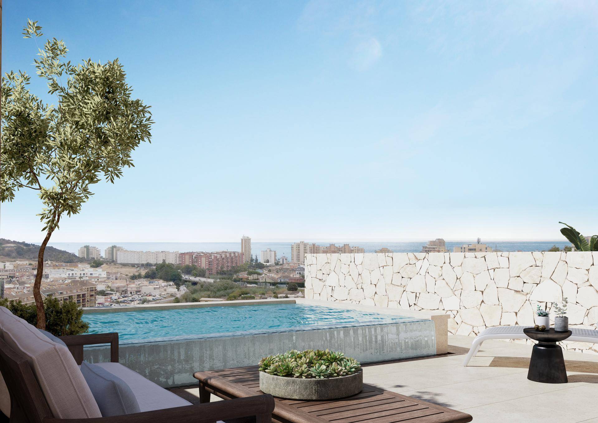 Terraza Piscina vista 1