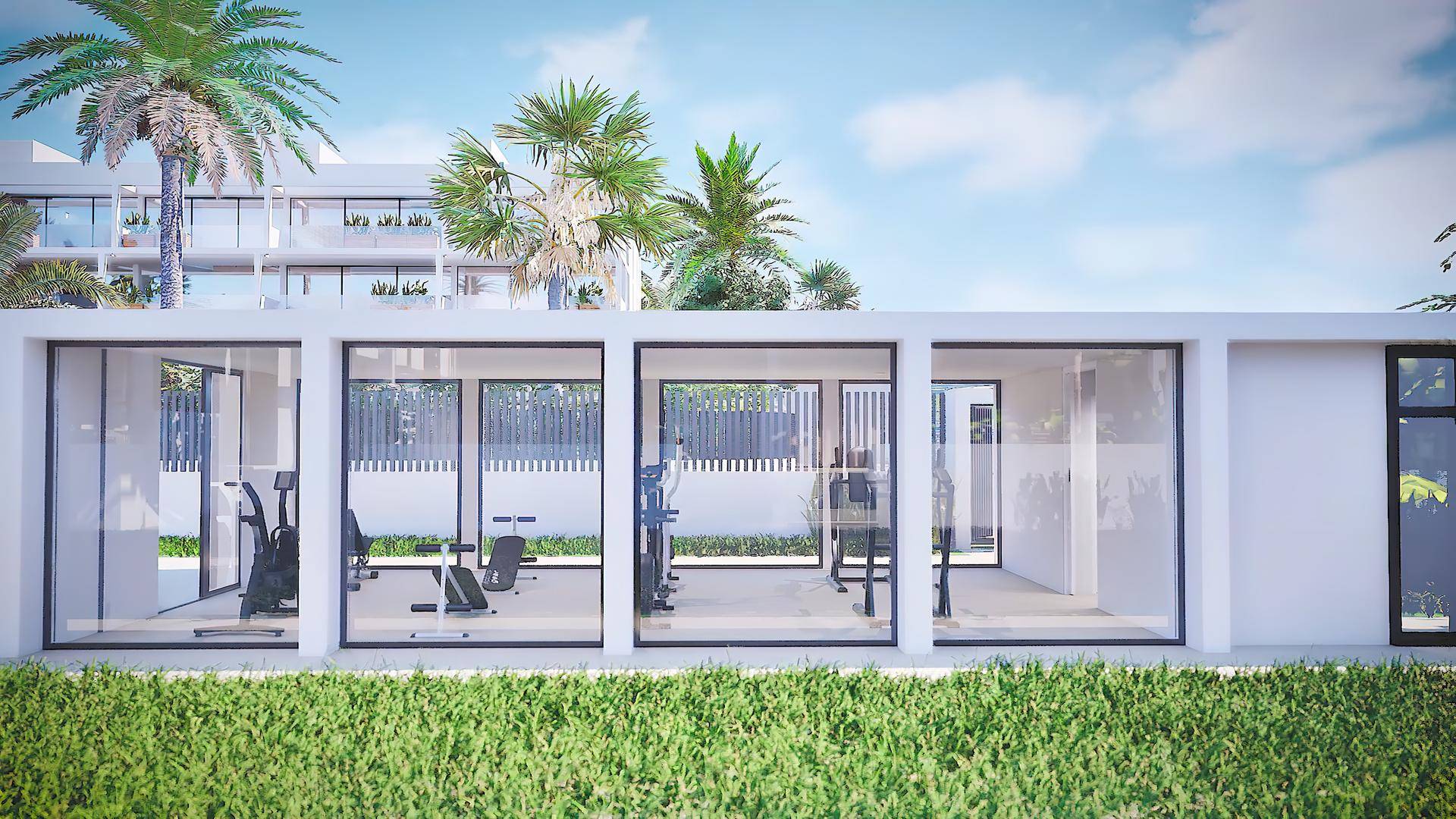 1-Complejo Urbanístico, Jardines, Gimnasio y Piscinas (9)