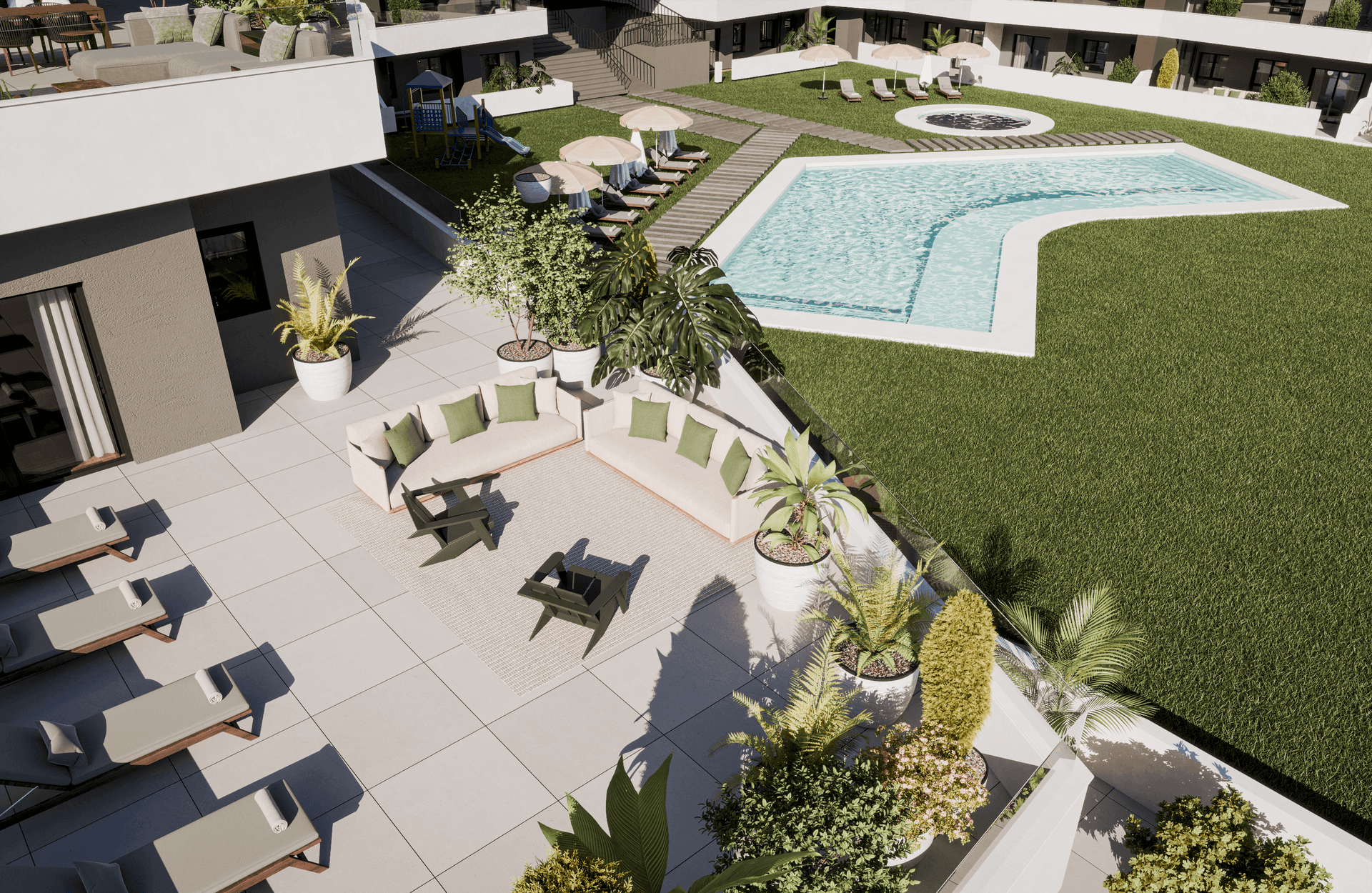 Terraza piscina