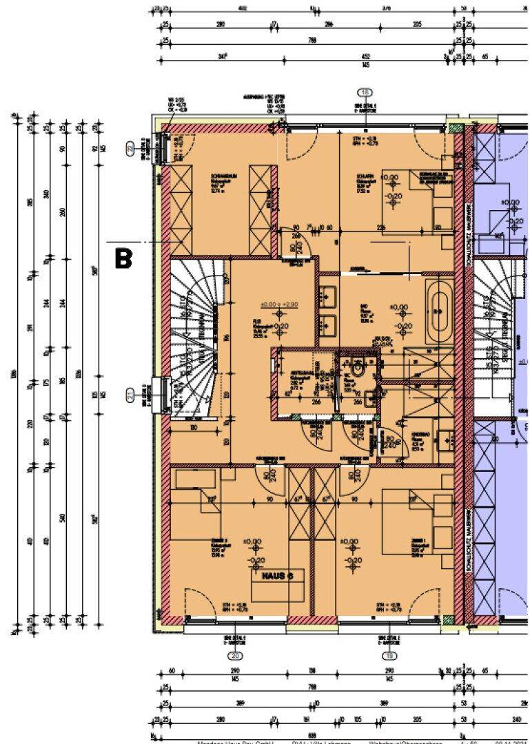 Luxus-Triplex-Townhouse am Mondsee mit Seegrund: Neubau Erstbezug mit 6,5 Zimmern, Lift, Garten und Terrassen - Ansicht 6