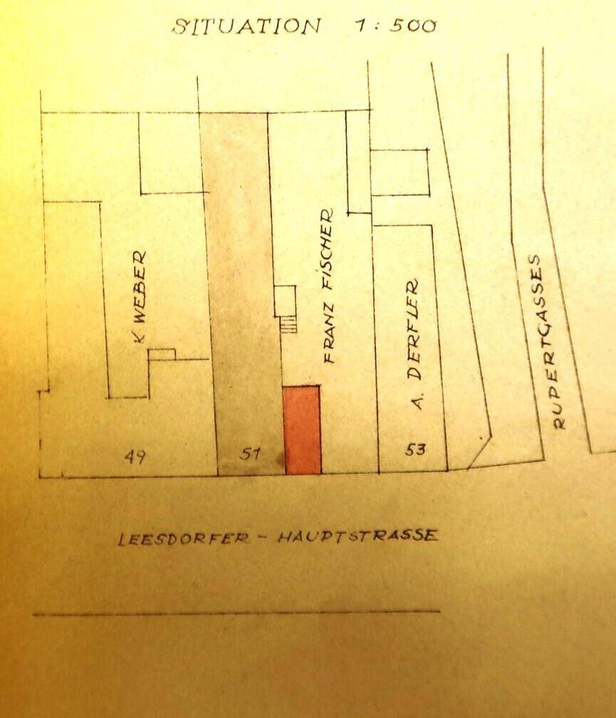 Einreichplan Zubau 1956_Lageplan