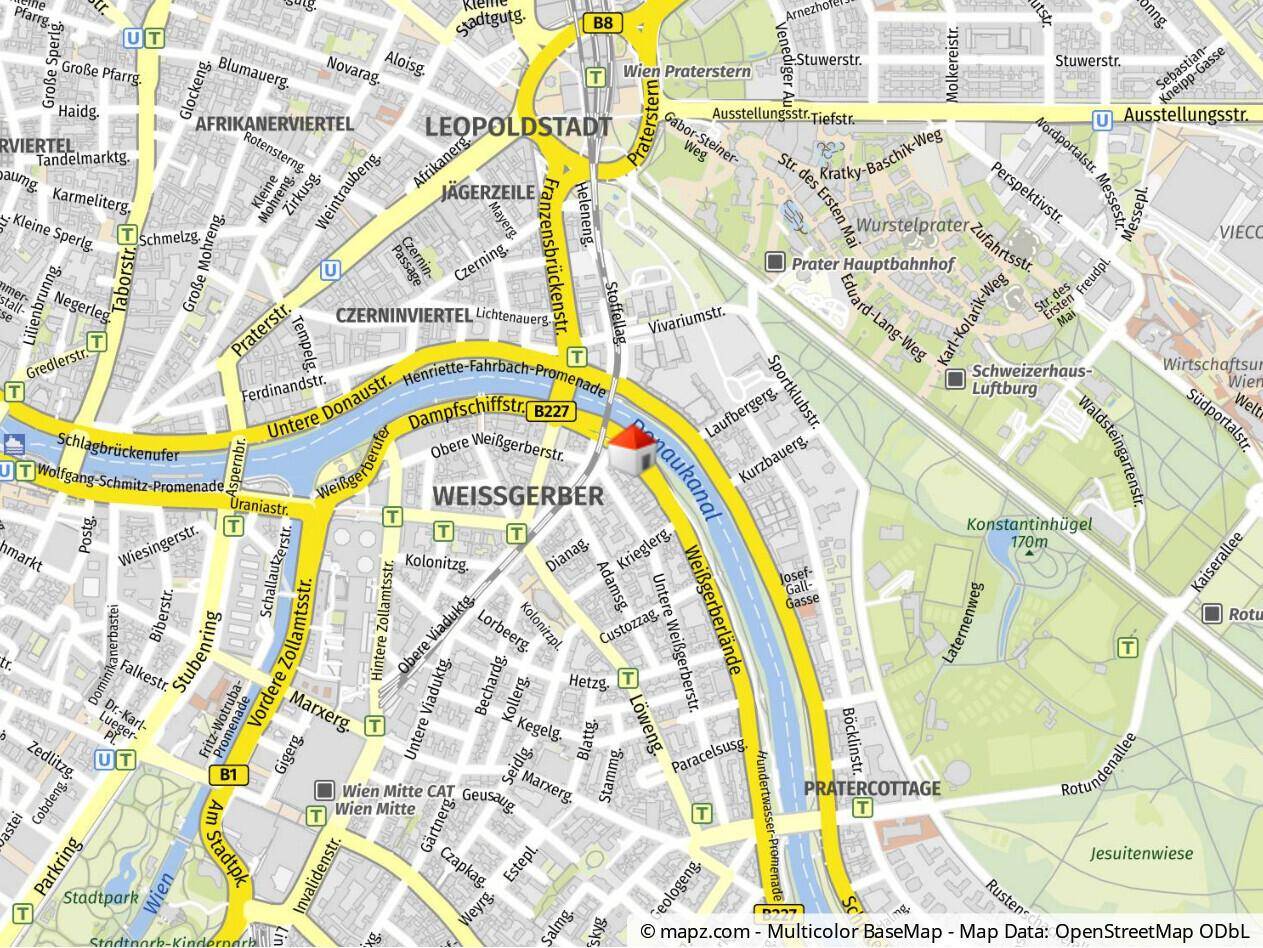 Geolyzer Kartenausschnitt