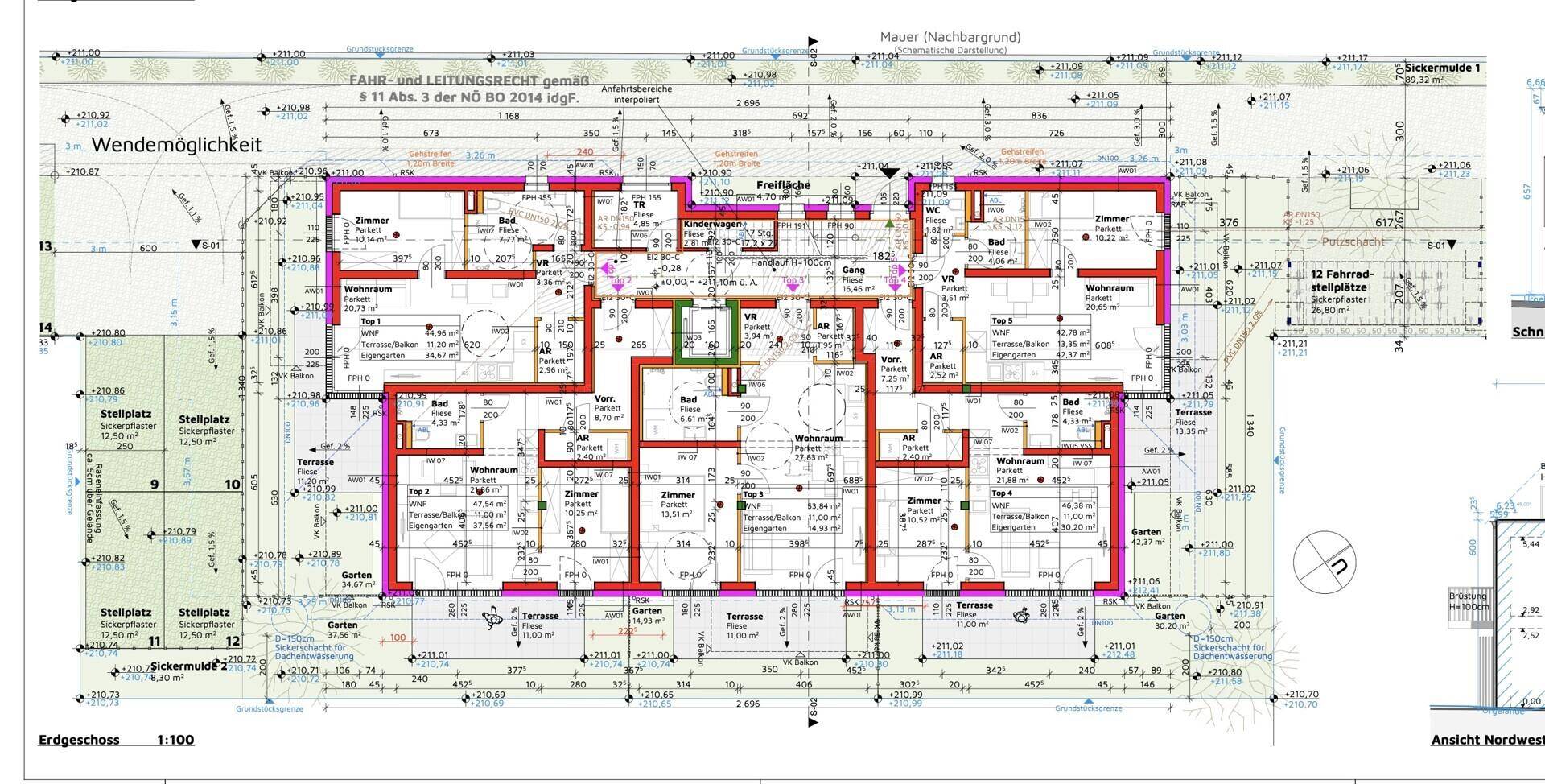 EG, Lageplan