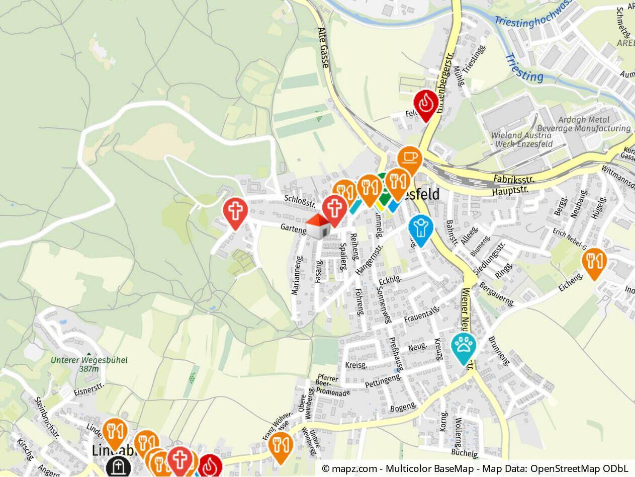 Geolyzer Kartenausschnitt