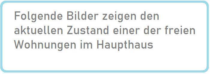 Zustand Wohnung