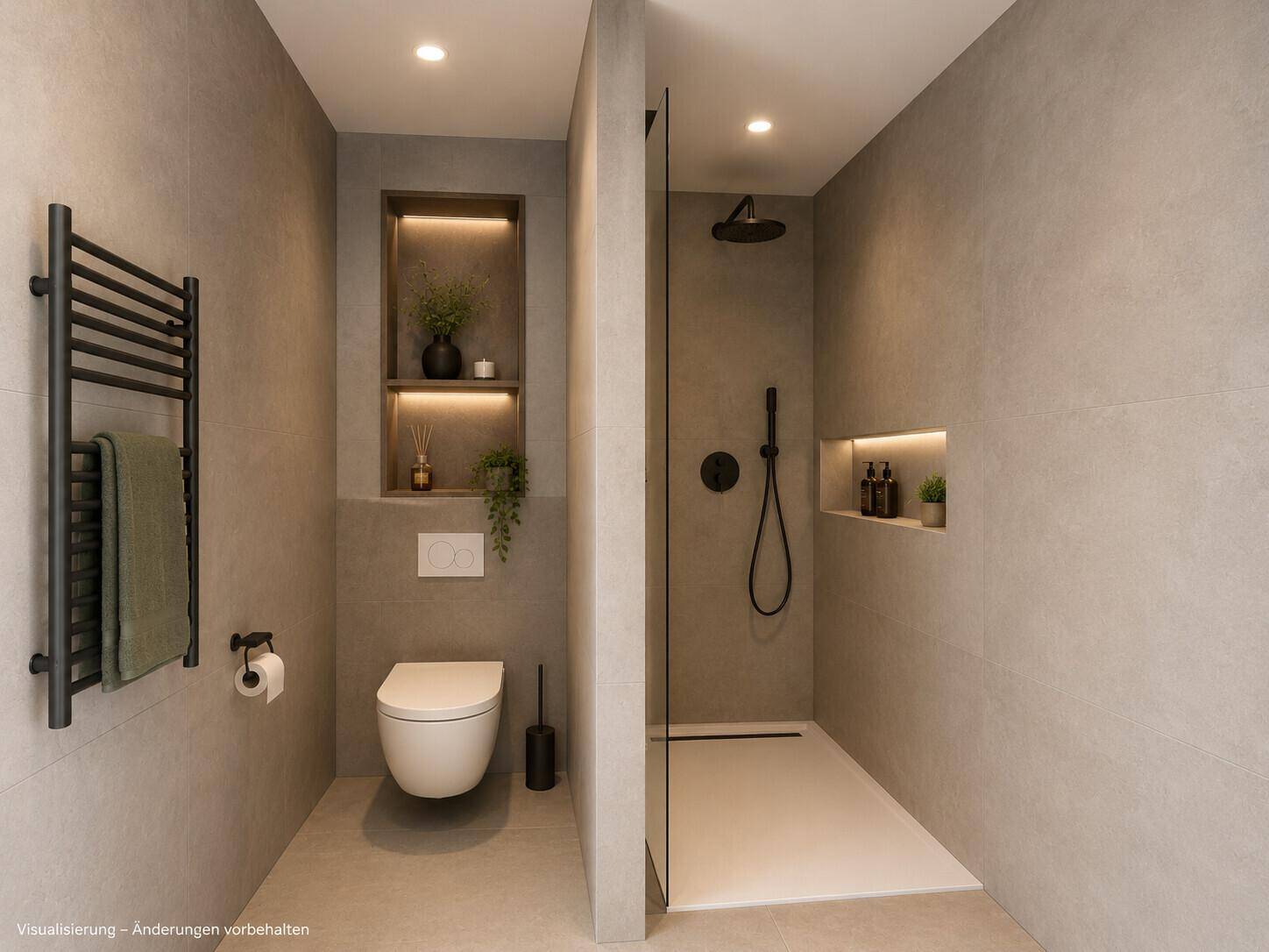 Badezimmer visualisiert