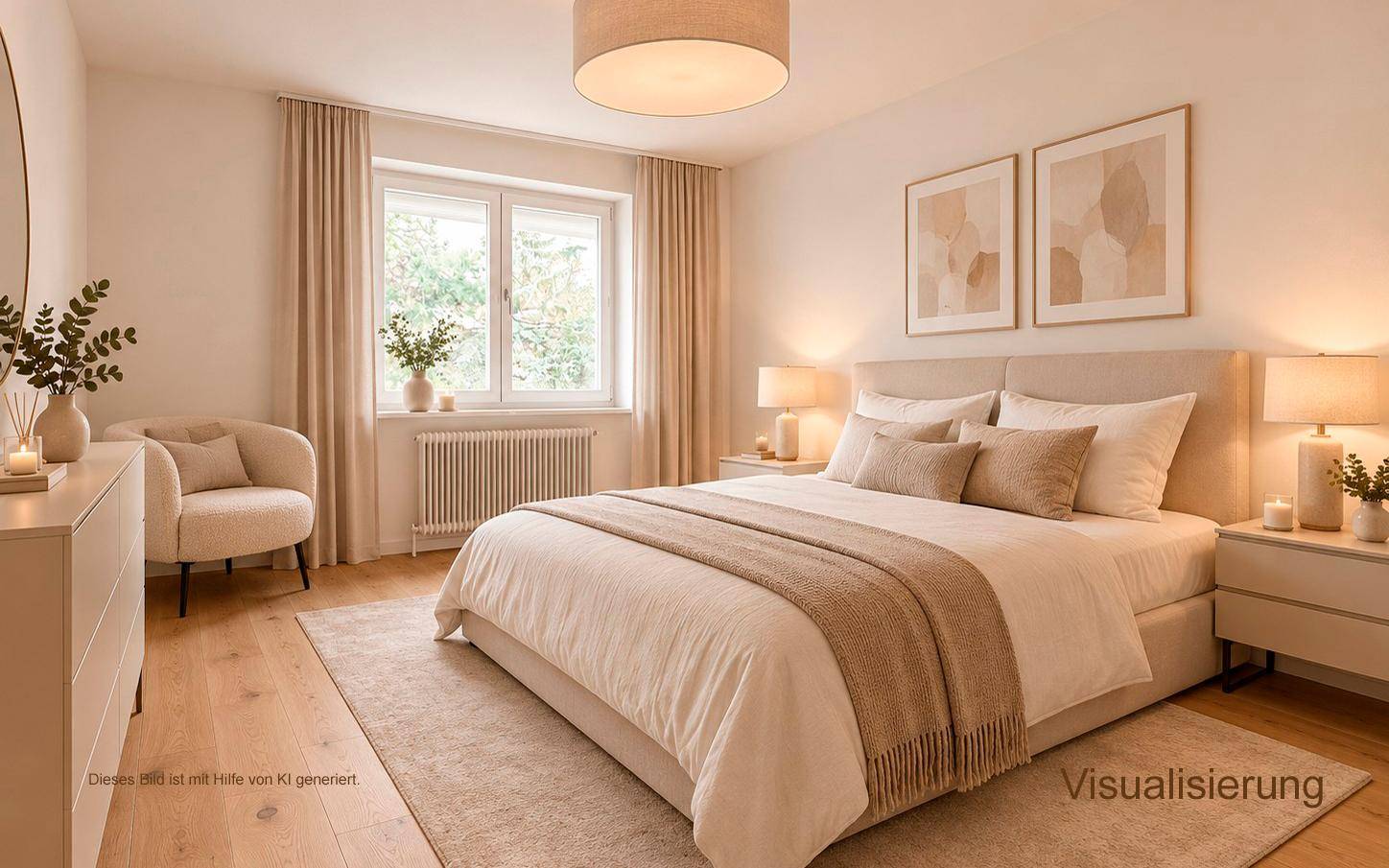 Visualisierung Schlafzimmer