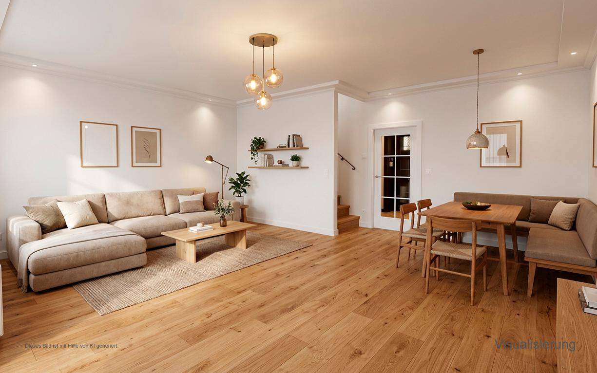 Visualisierung Wohn-/Esszimmer