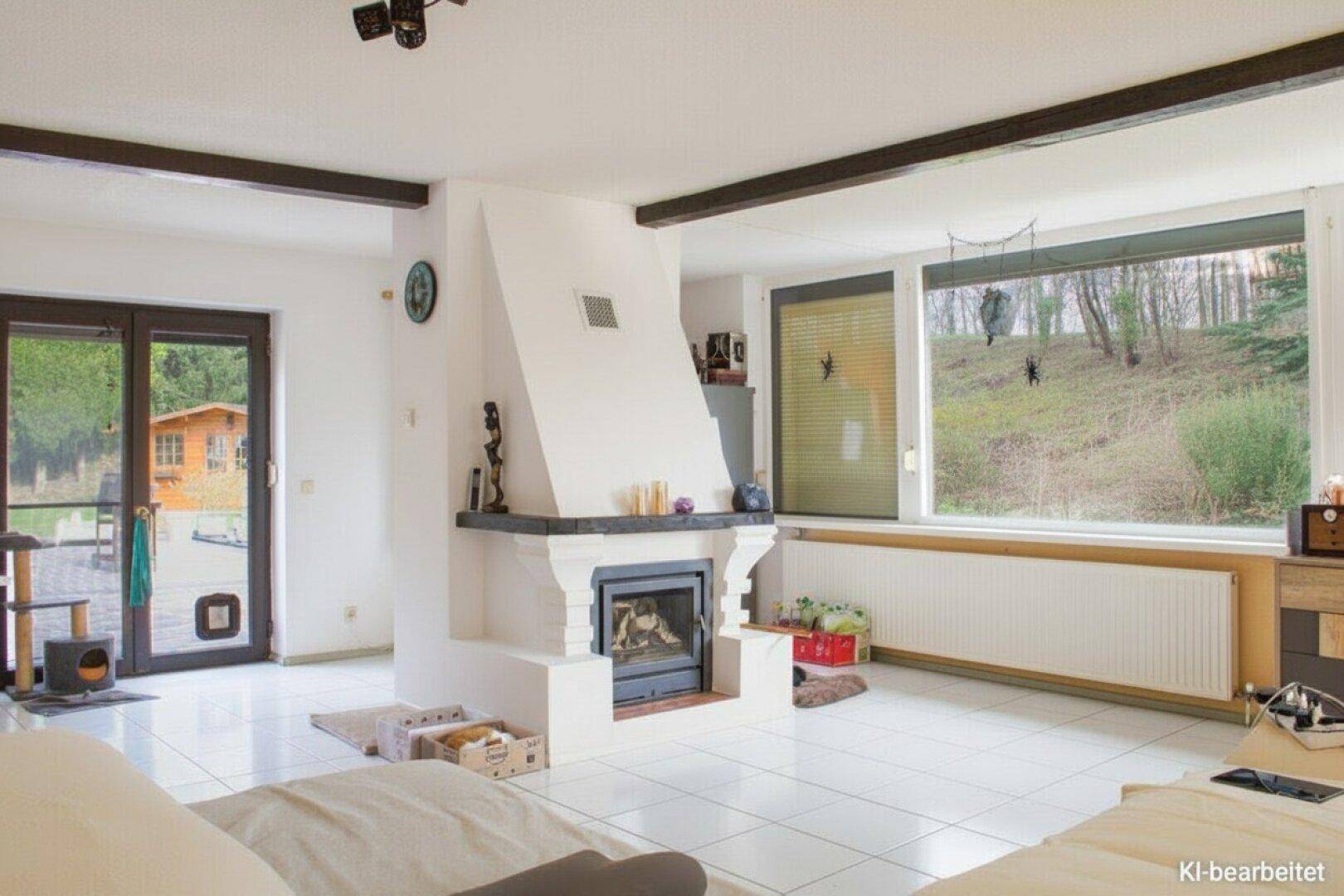 Alleinlage im Wienerwald: 1,24 ha Natur, Teich, Pool &amp; ein Haus zum Ankommen - Ansicht 6