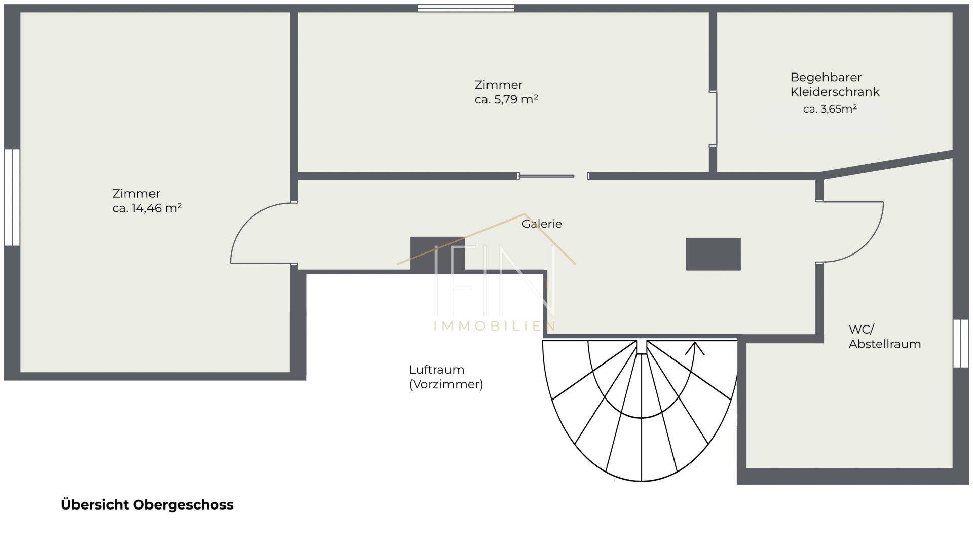 Grundriss Obergeschoss