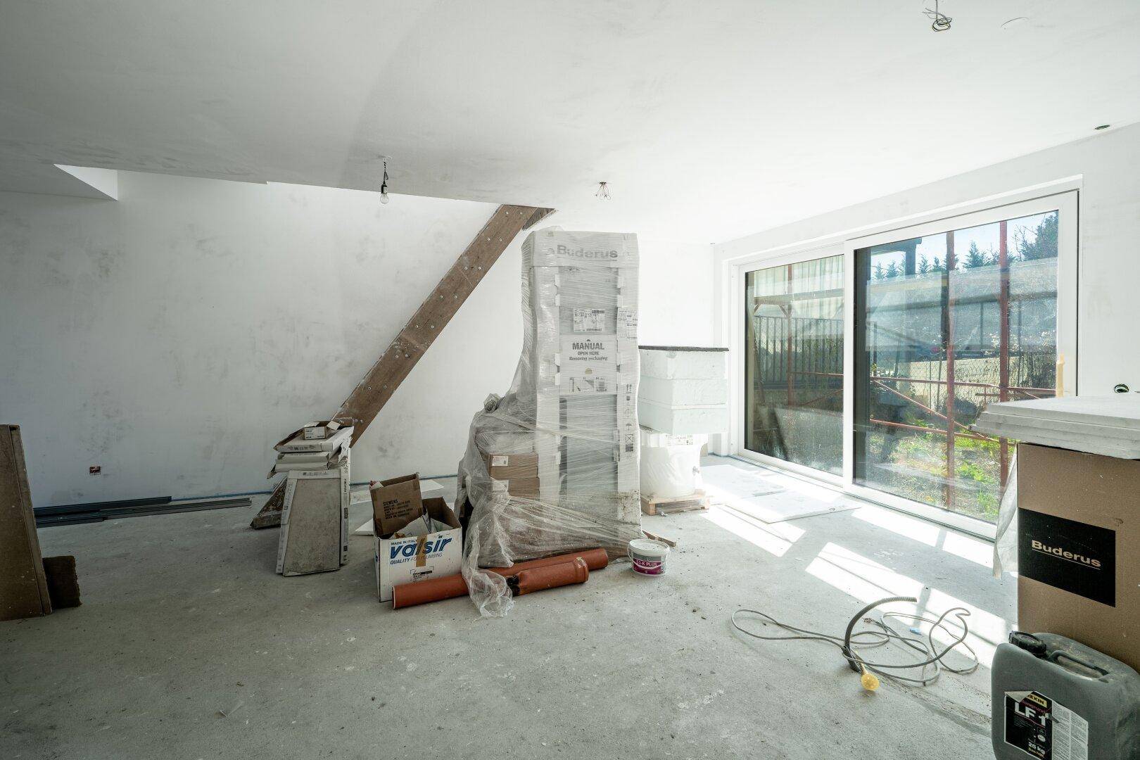 Wohnküche, Erdgeschoss, Stand April 2025