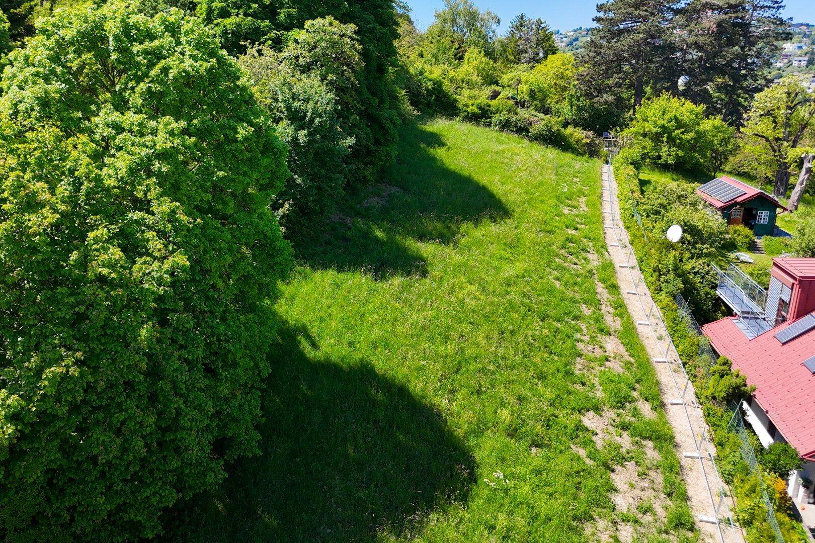 Grundstück, westliche Seite