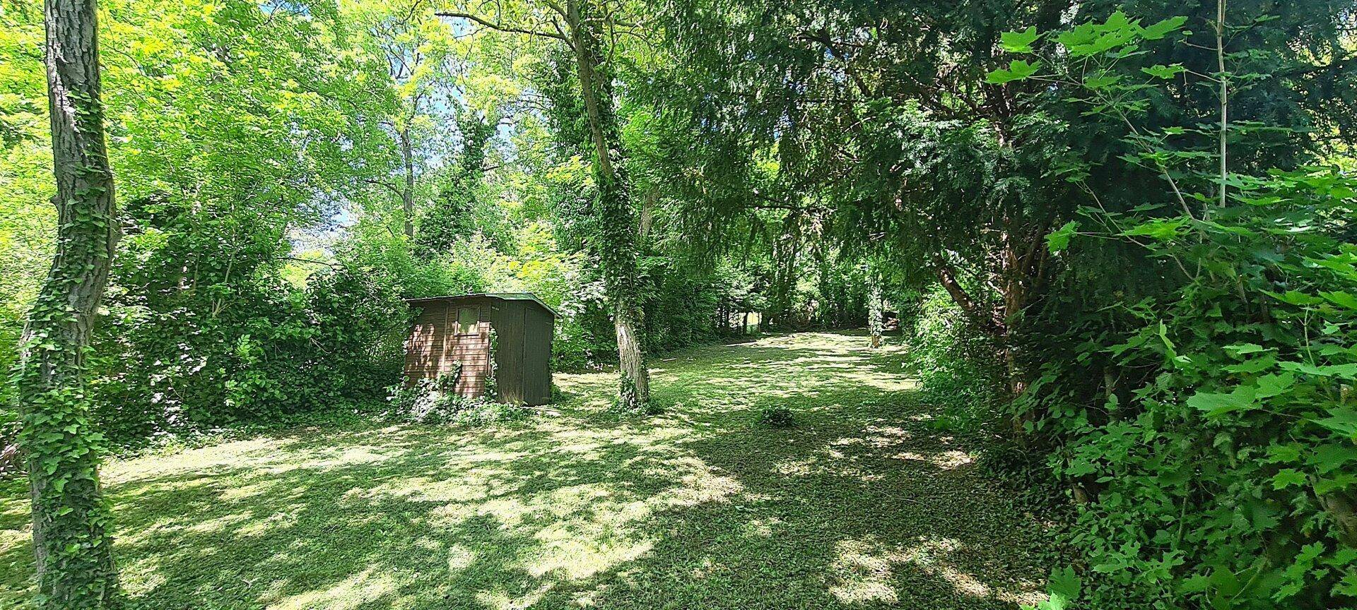 parkähnlicher Gartenbereich