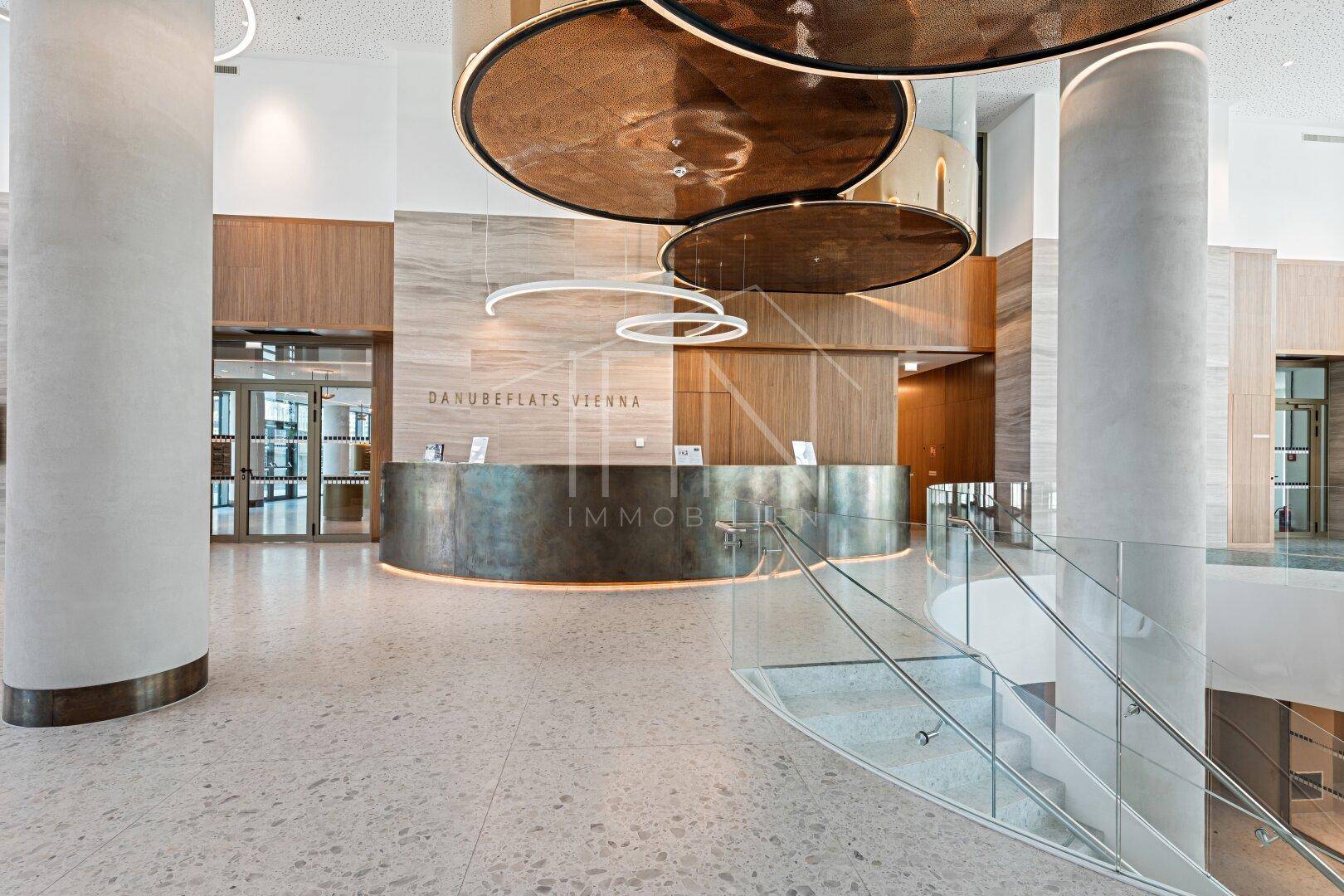 Lobby, Eingangsbereich Danube Flats