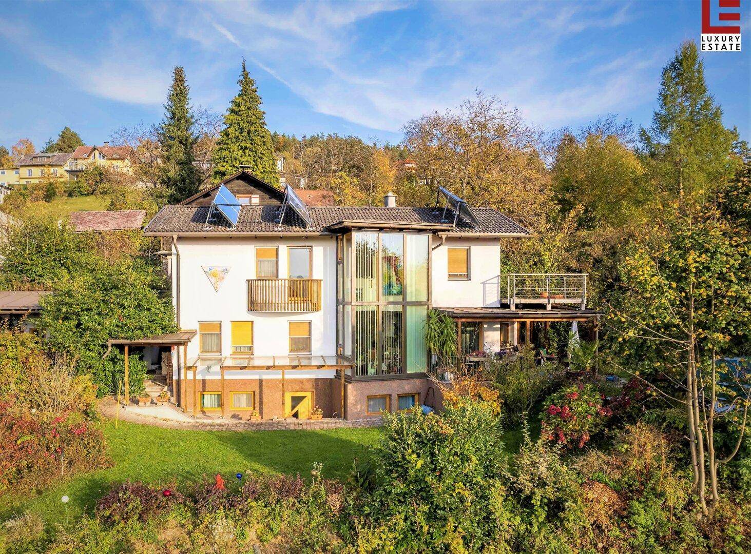 Ruhiges Pracht-Panorama-Landhaus über Wörthersee-Südufer - Ansicht 4