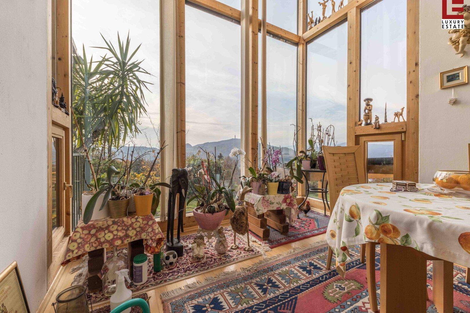 Ruhiges Pracht-Panorama-Landhaus über Wörthersee-Südufer - Ansicht 5