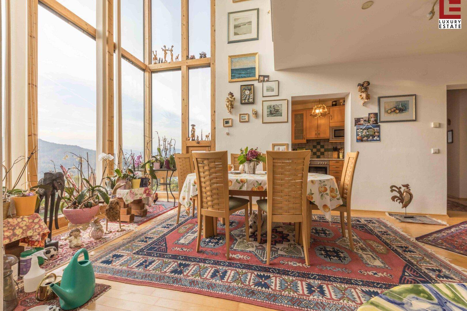 Ruhiges Pracht-Panorama-Landhaus über Wörthersee-Südufer - Ansicht 6