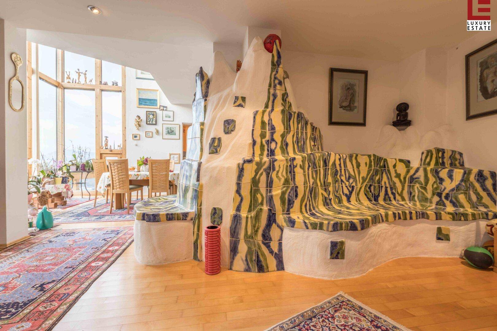 Ruhiges Pracht-Panorama-Landhaus über Wörthersee-Südufer - Mehr