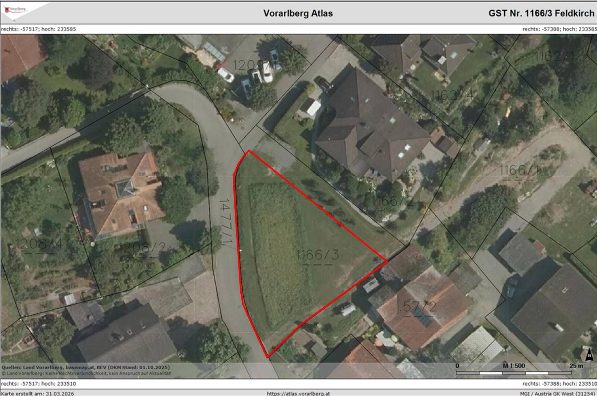 Sonniges Baugrundstück mit Vision in Feldkirch - Tosters - Ansicht 6
