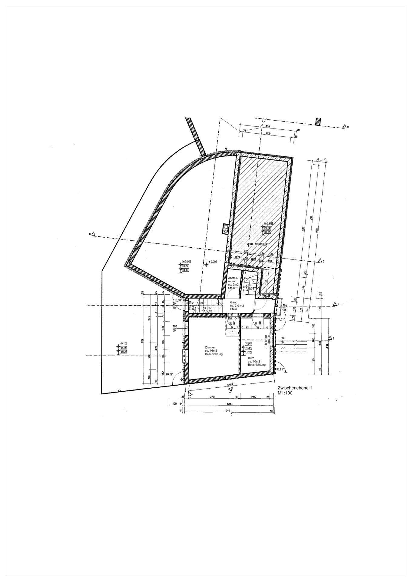 Grundriss Zwischenebene