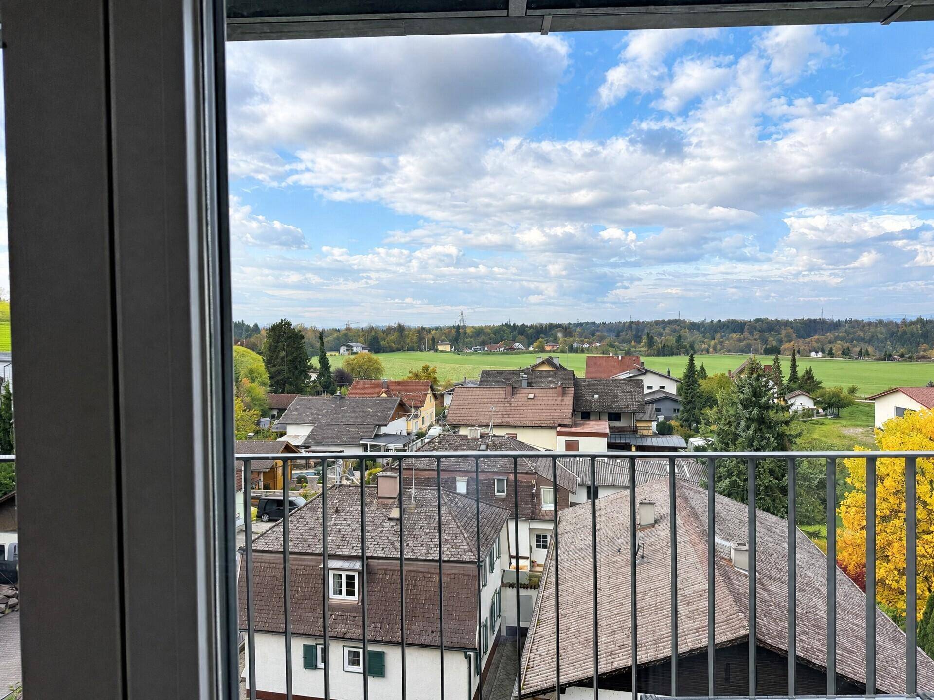 Ausblick vom Balkon