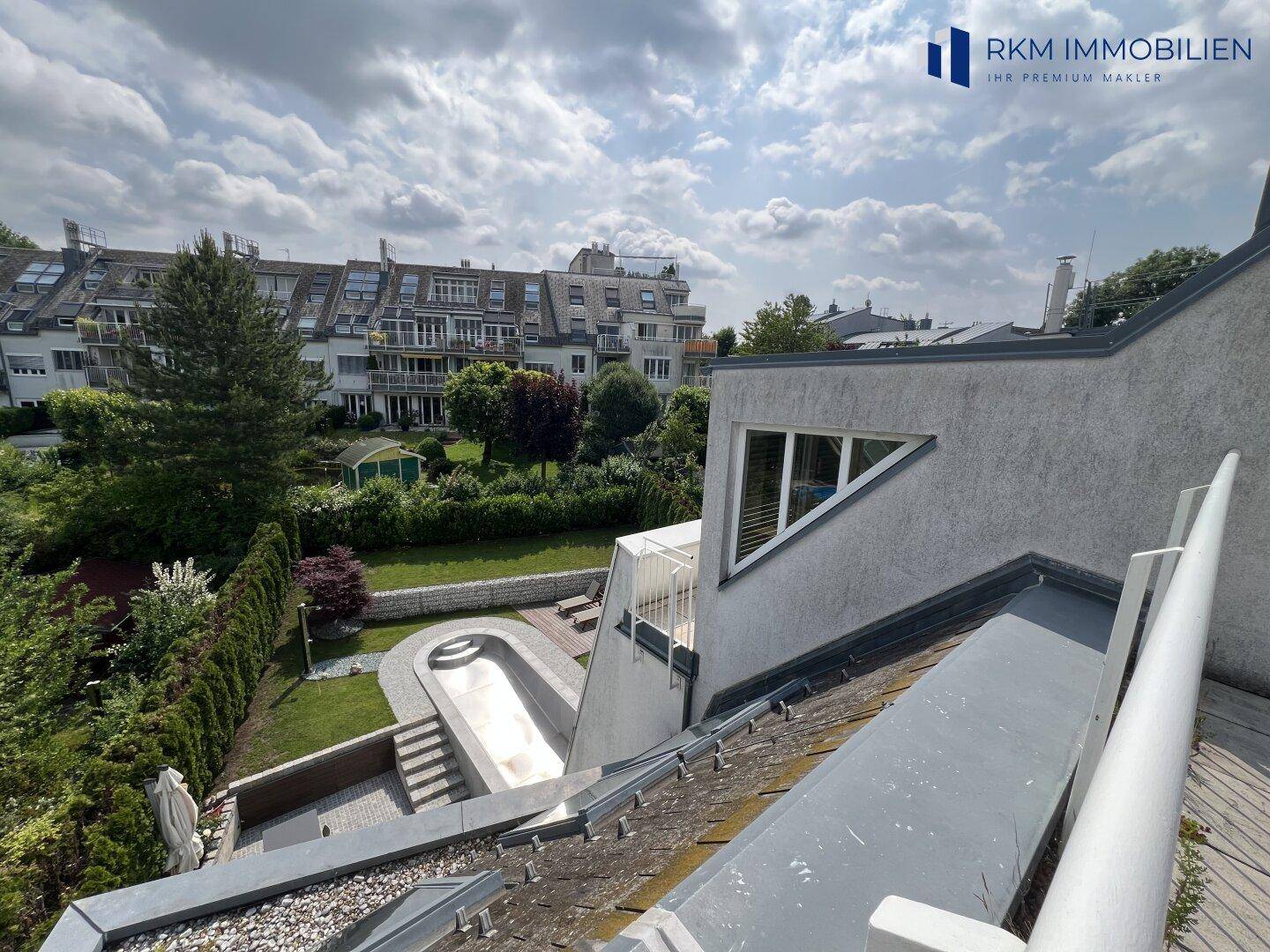 Blick auf den Garten