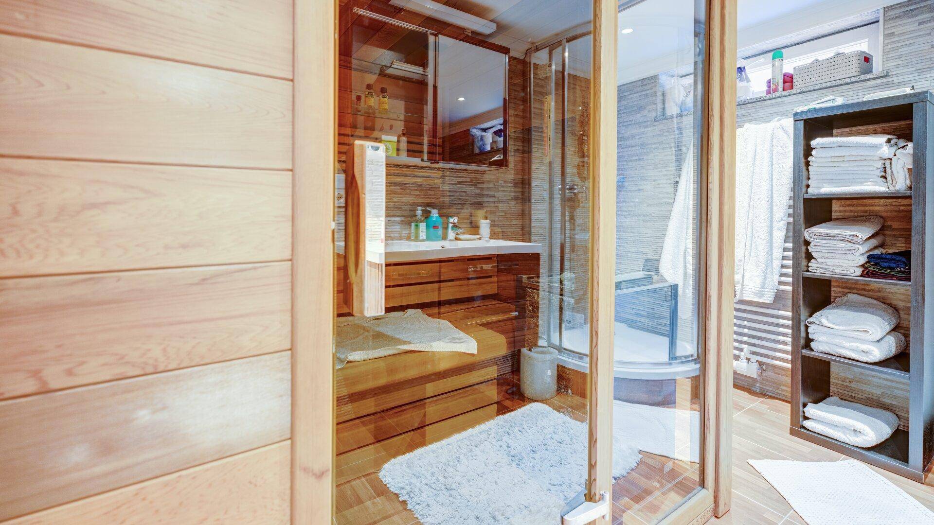 Sauna im Keller