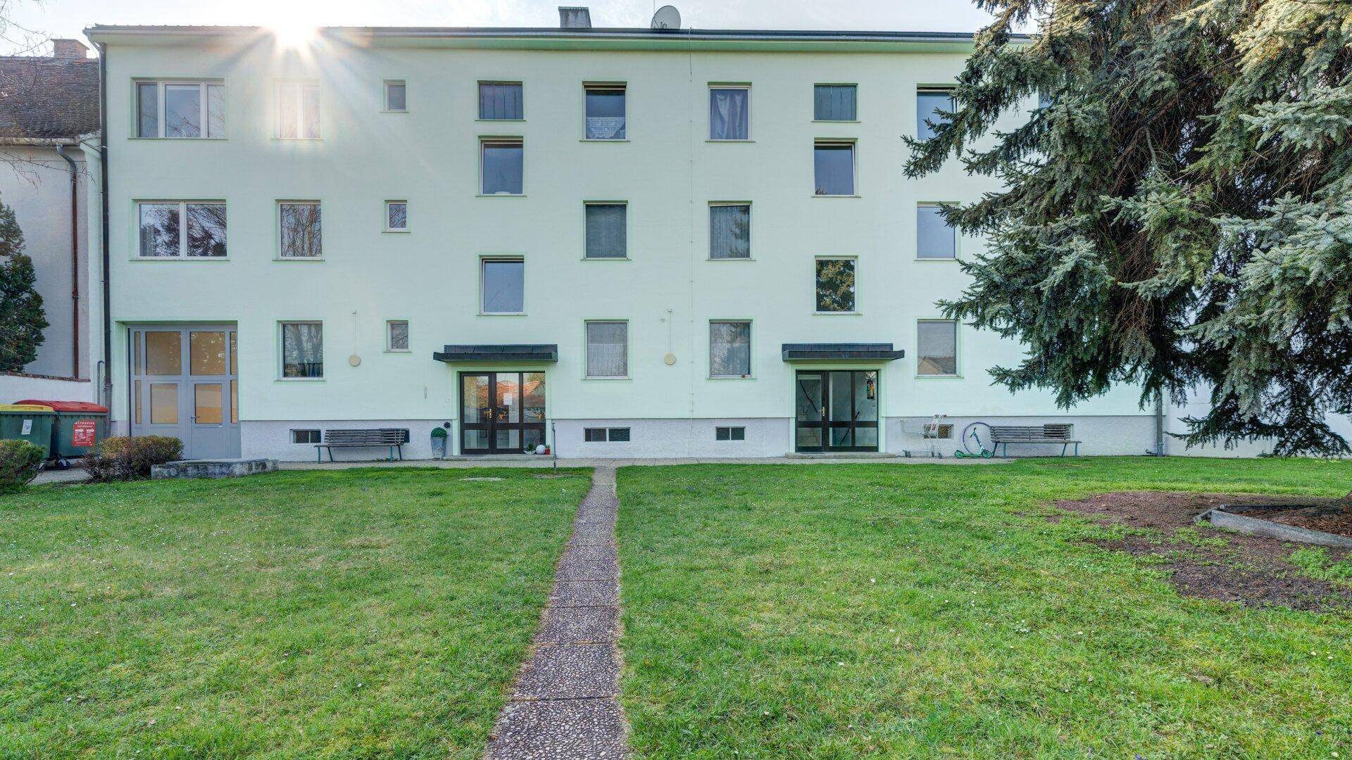 Rückseite Gebäude