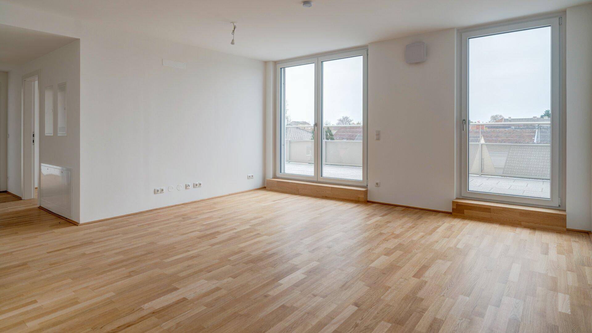 Traumhafte Dachgeschosswohnung in Deutsch-Wagram - 2 Terrassen, Erstbezug - PROVISION BEZAHLT DER ABGEBER – pohled 3