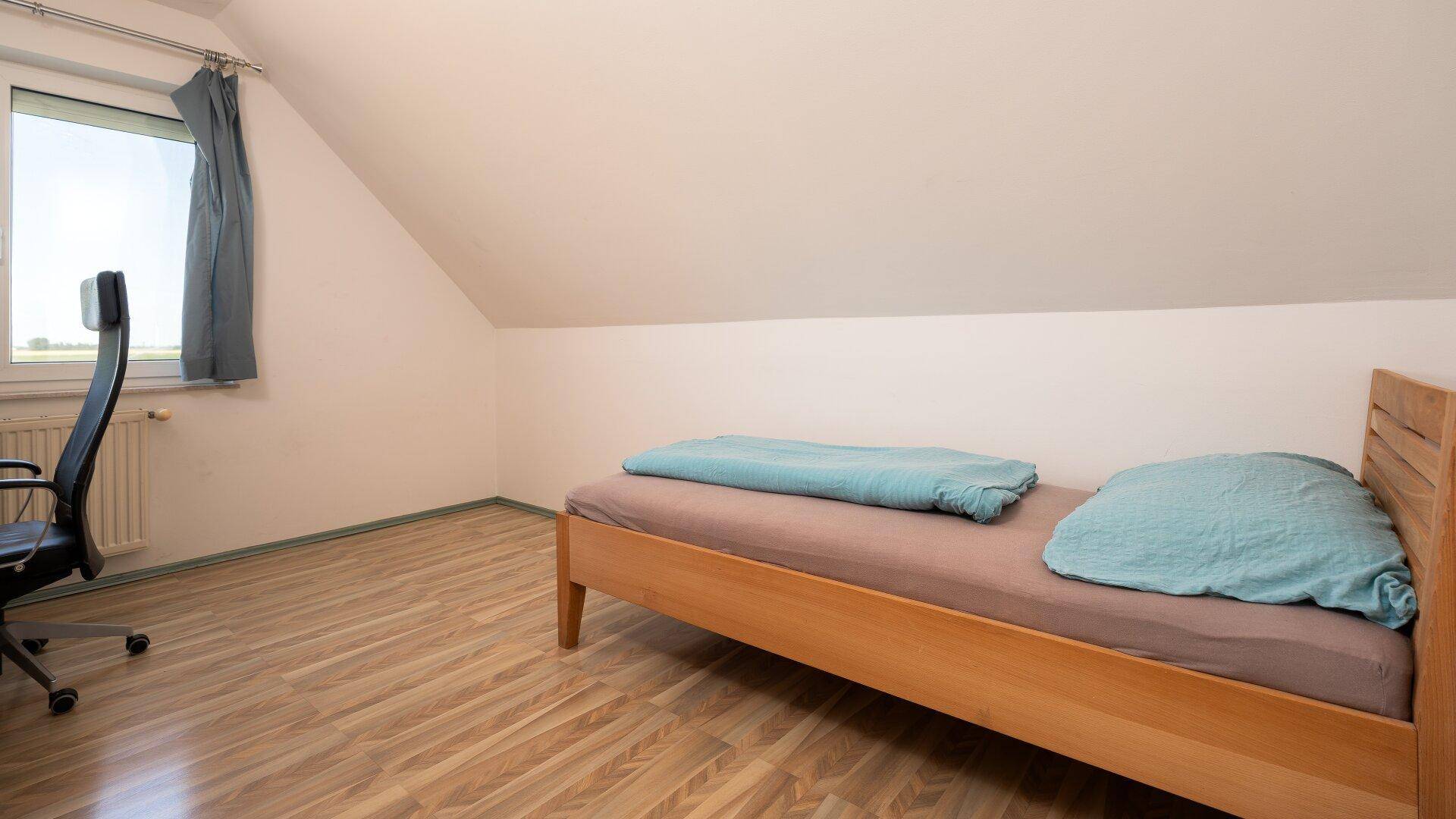 Haus 1 - Arbeiterzimmer 2 - Bett 1, Einzelzimmer