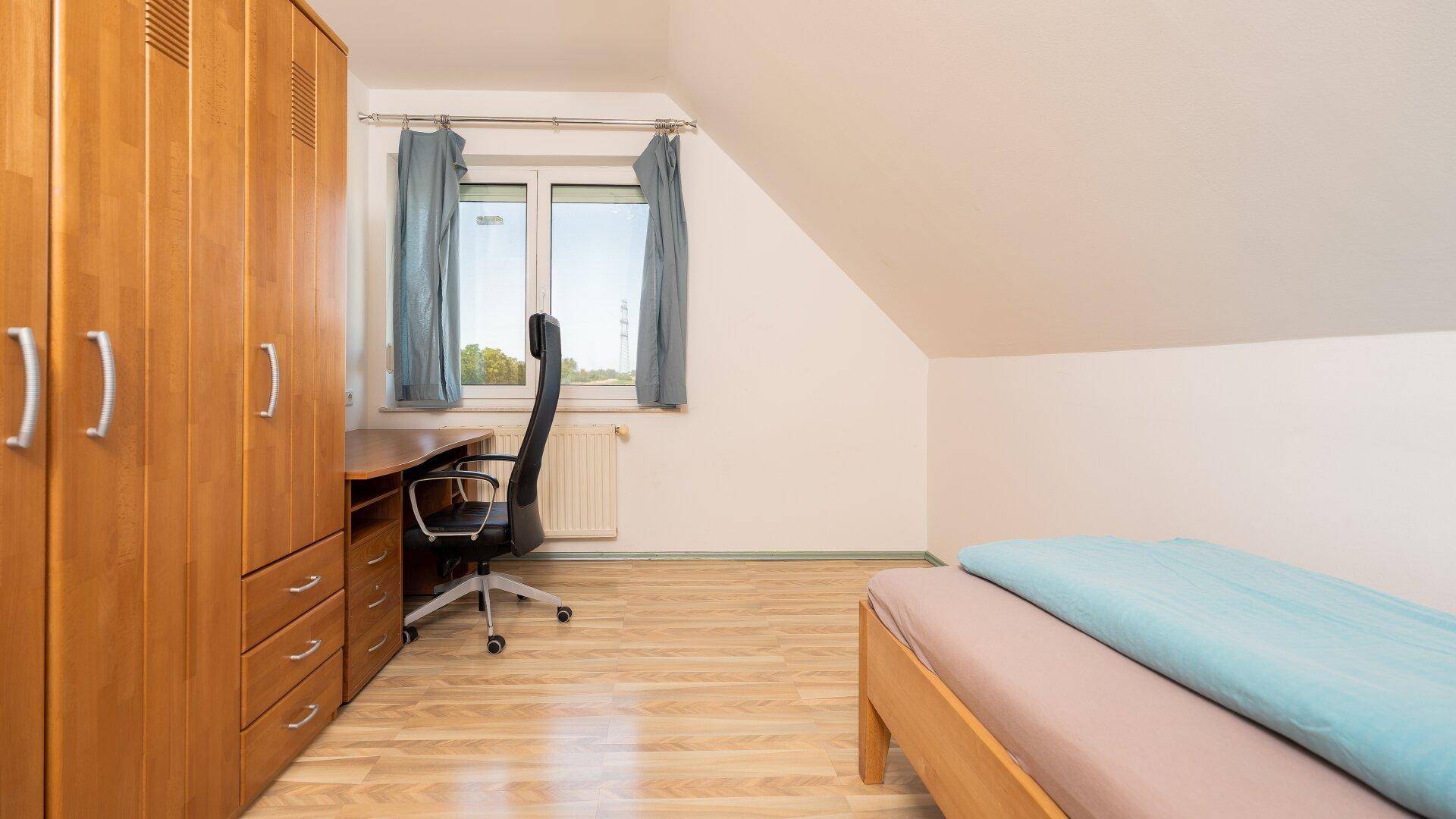 Haus 1 - Arbeiterzimmer 2 - Bett 1, Einzelzimmer