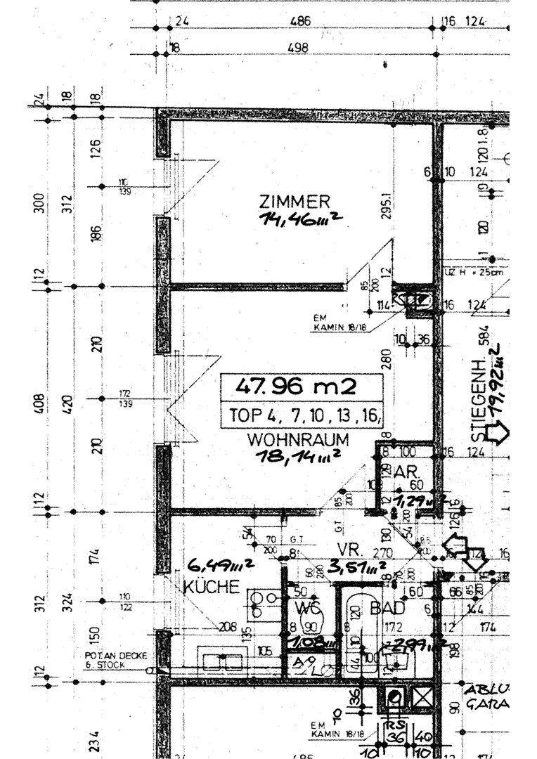 Grundrissplan