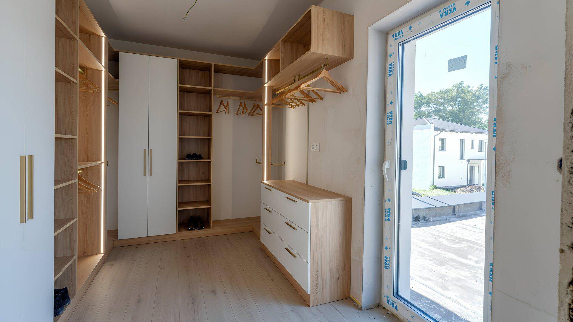 Masterbedroom Schrankraum Obergeschoss Beispielbild