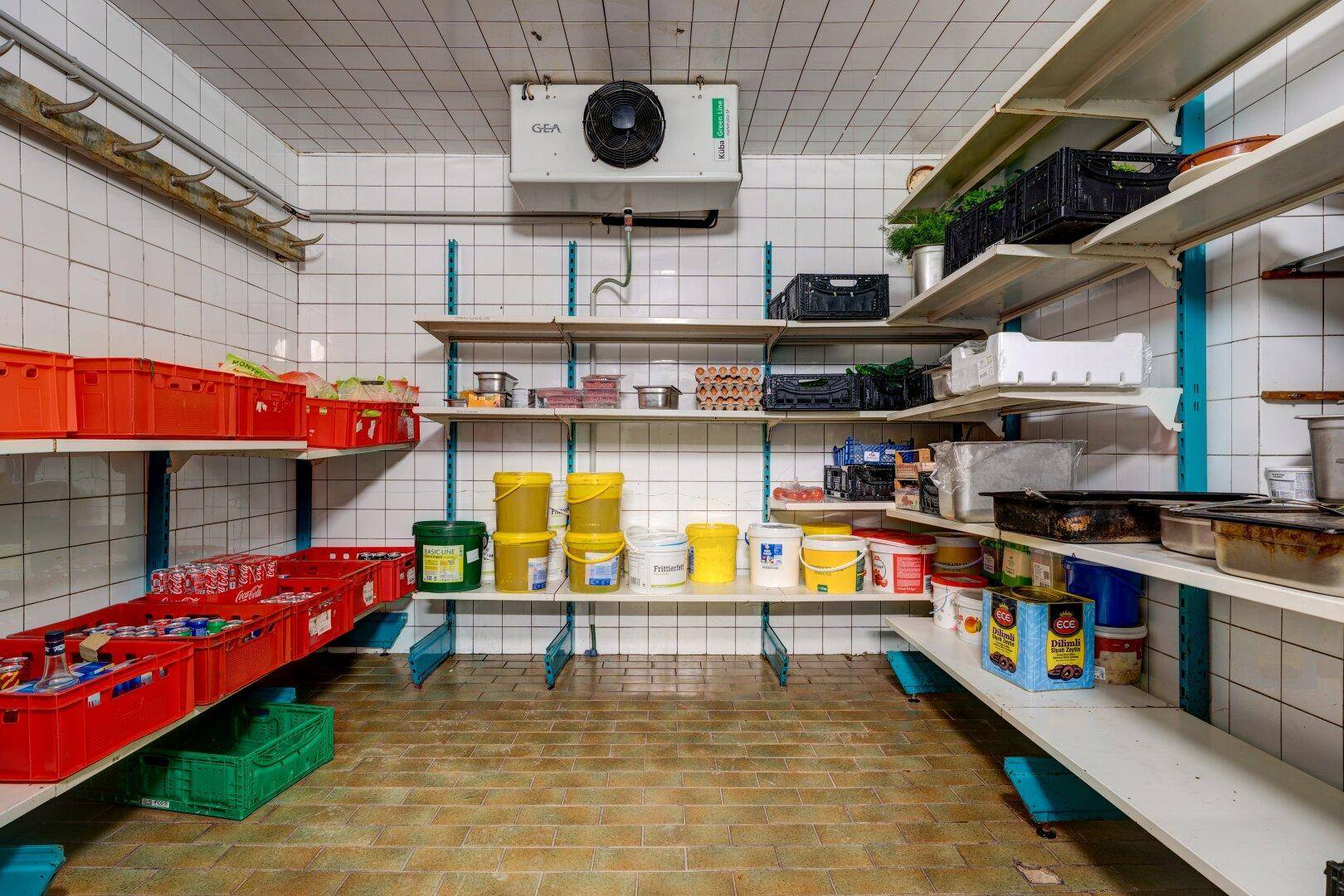 Pizzeria - Kühlraum