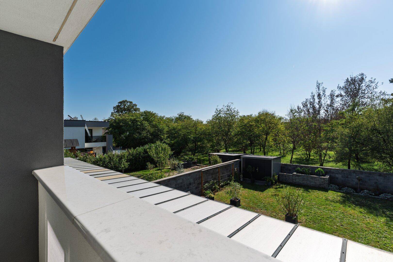 Ausblick von der Terrasse