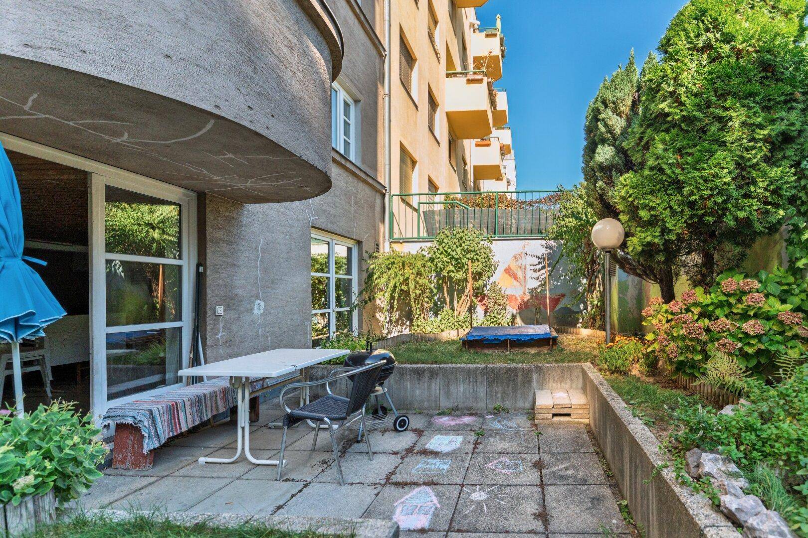 Terrasse für die Allgemeinnutzung