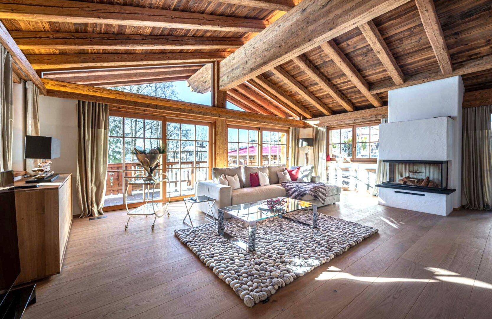 Luxuriöses Berg-Chalet mit unvergleichlichem Blick auf den Wilden Kaiser - Ansicht 2
