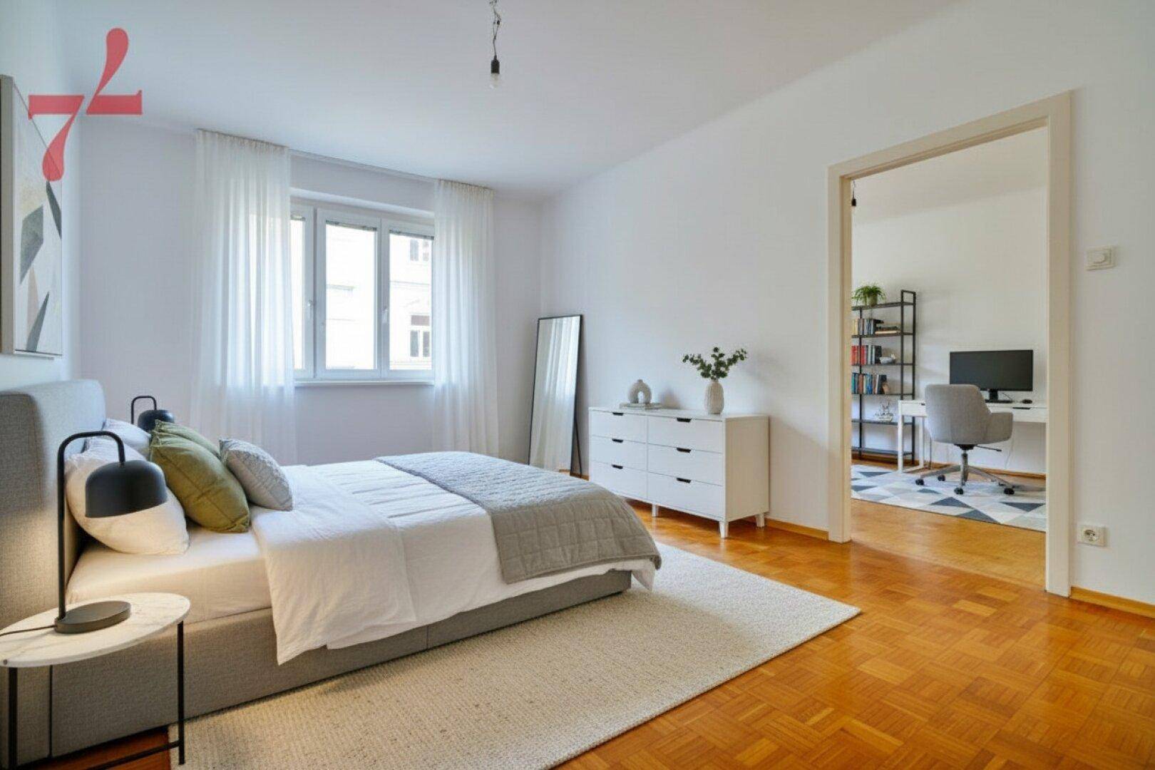 Zimmer 1 mit Einrichtungsvorschlag