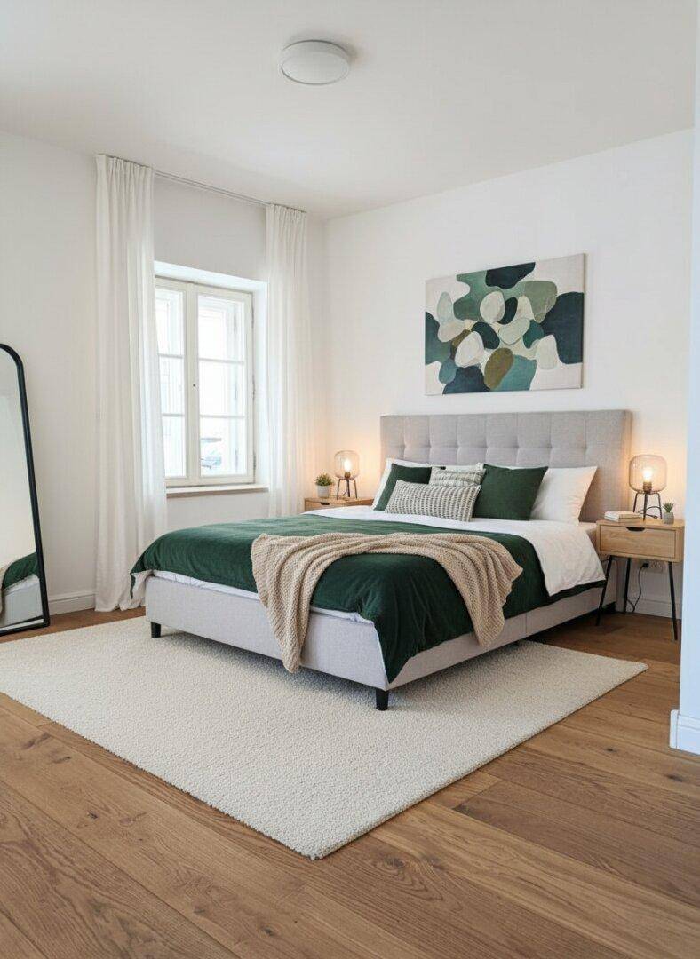 Zimmer 1 mit Einrichtungsvorschlag KI