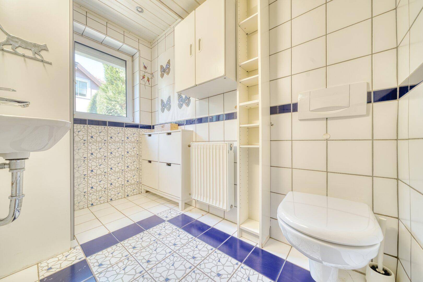 Gäste WC / Bad im Erdgeschoss