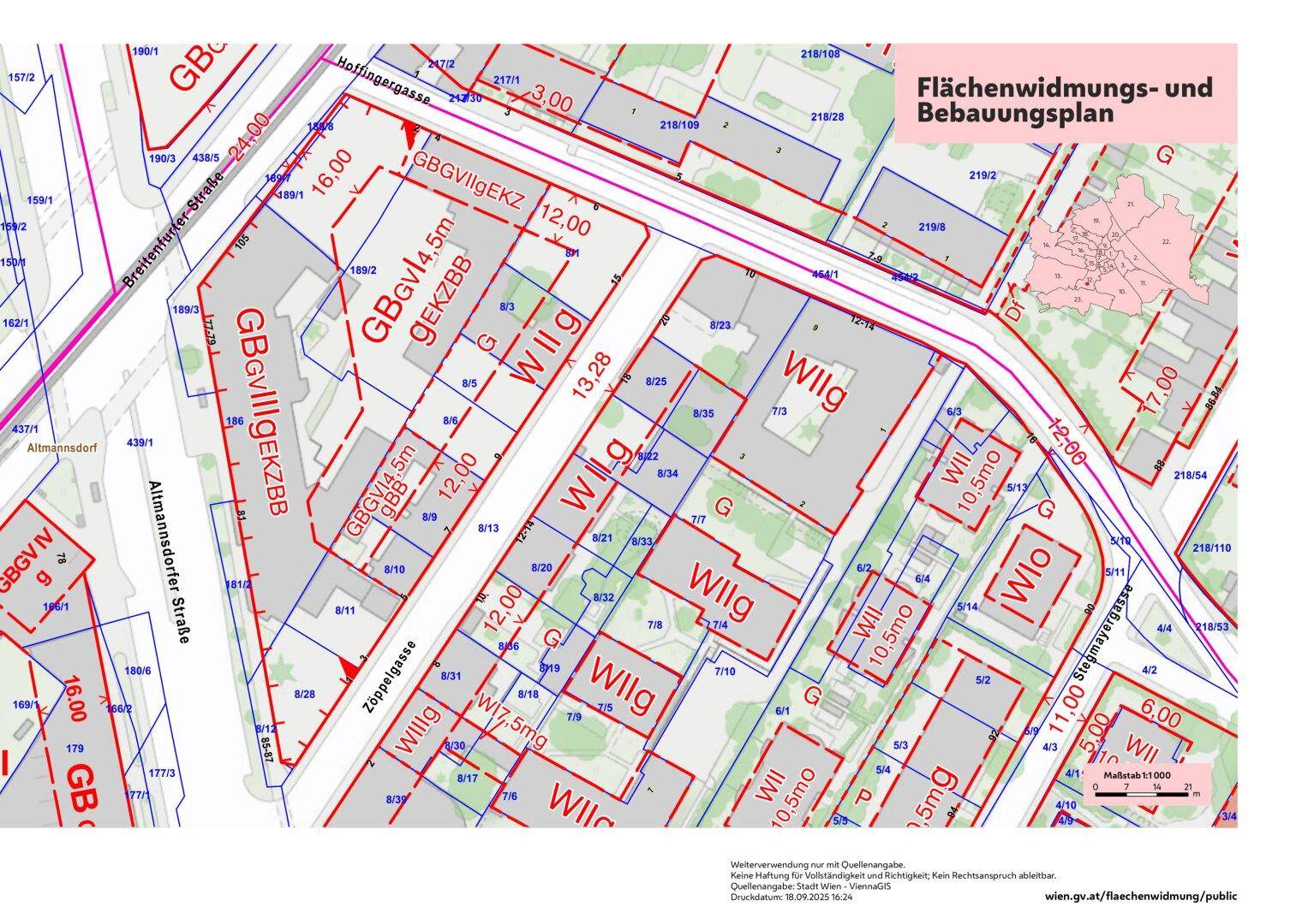 Investmentchance in Wien-Meidling: Bauträgergrundstück mit Entwicklungspotenzial - Ansicht 2