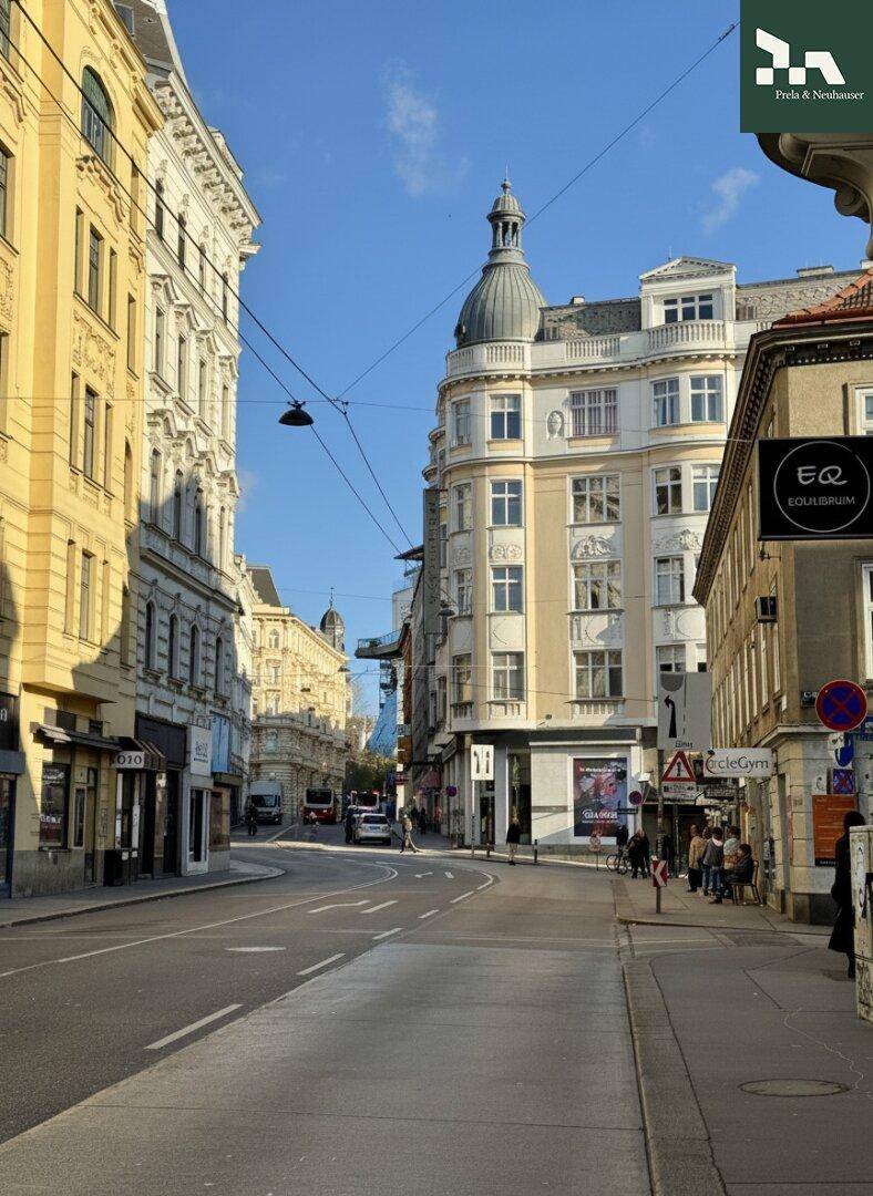 befristet vermietetes Geschäftslokal in Top Lage von Mariahilf mit 3,5% Rendite - Ansicht 2