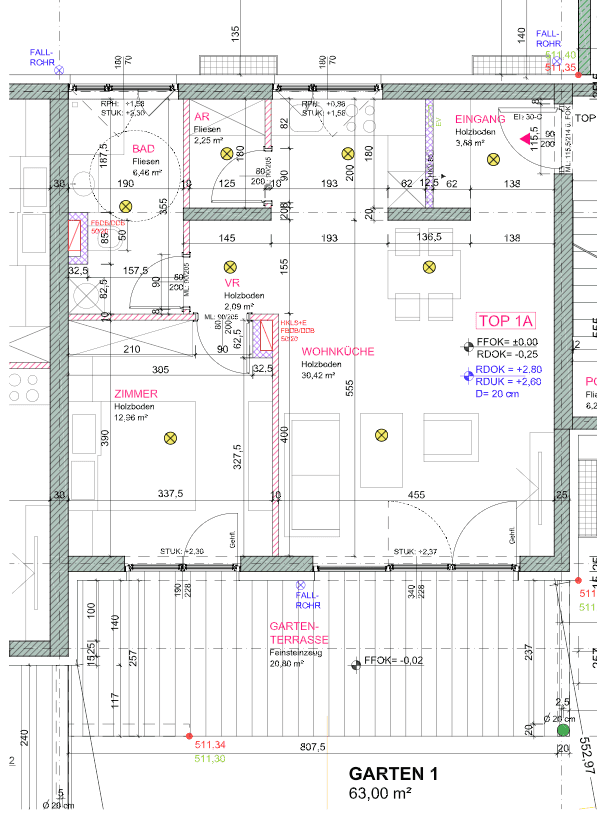 Neuwertige Gartenwohnung (Baujahr 2020) – 58 m² WFL, Terrasse, Garten, Carport - Widok 4