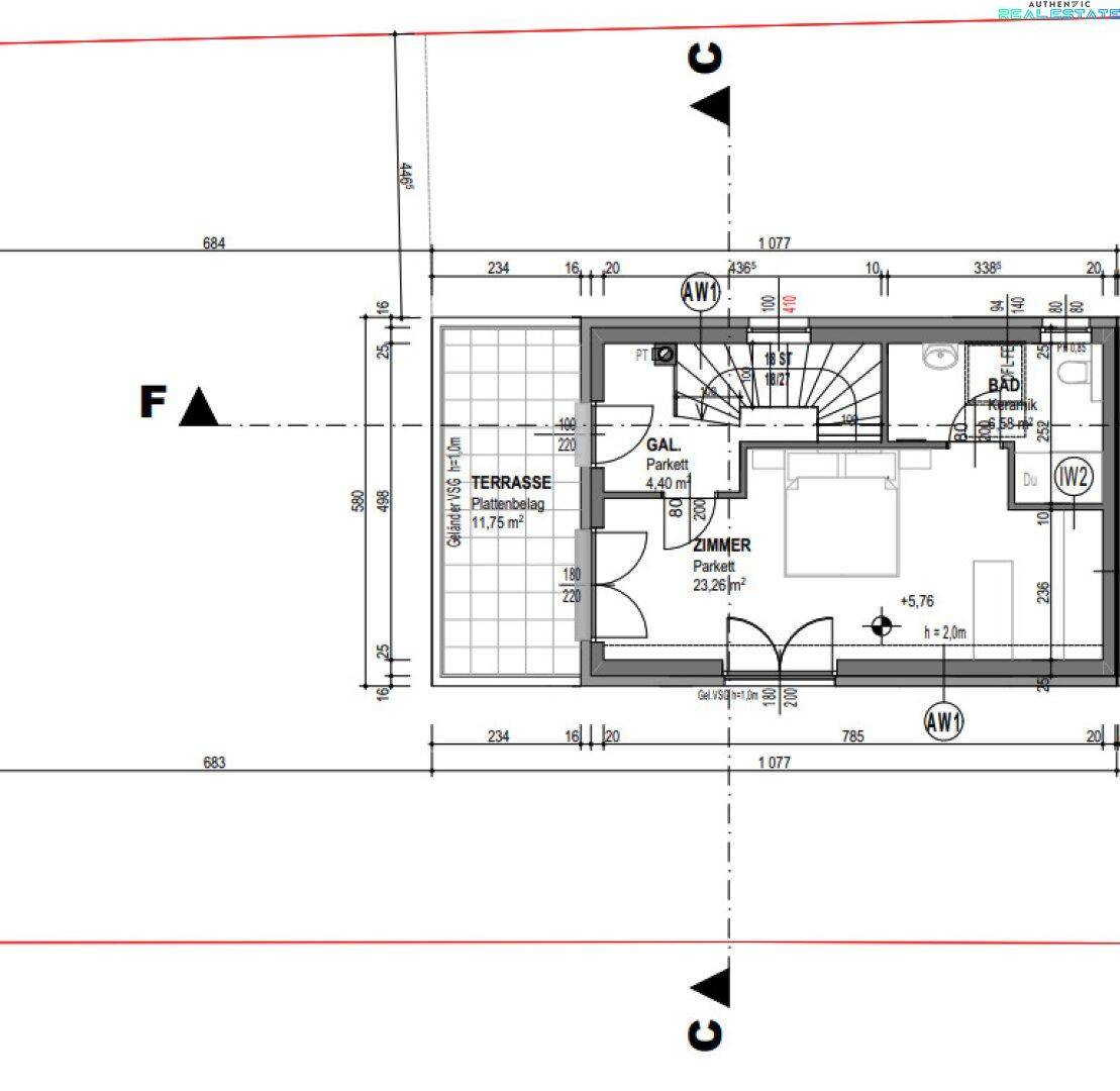 Grundriss Dachgeschoss