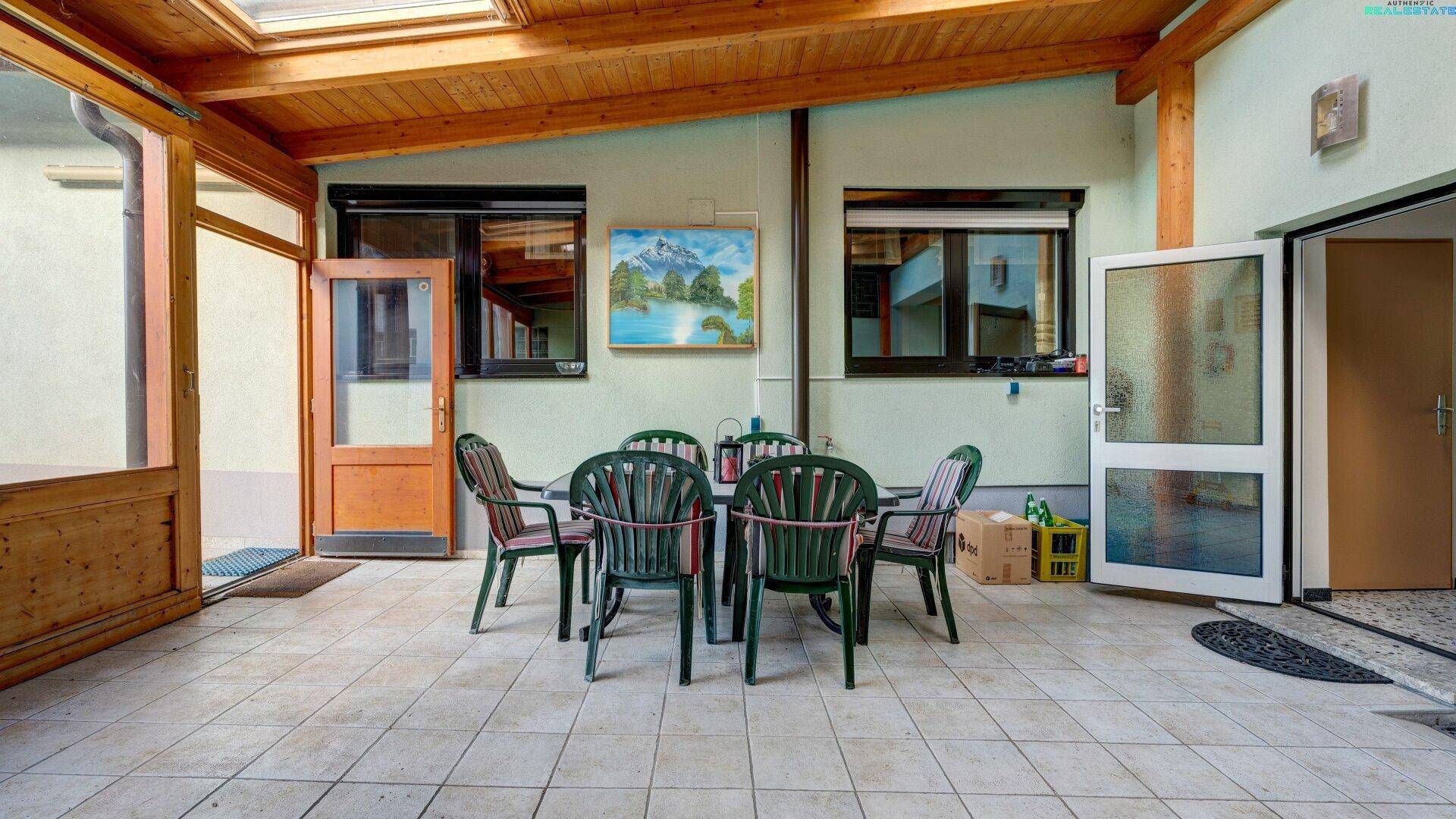 Überdachte Terrasse