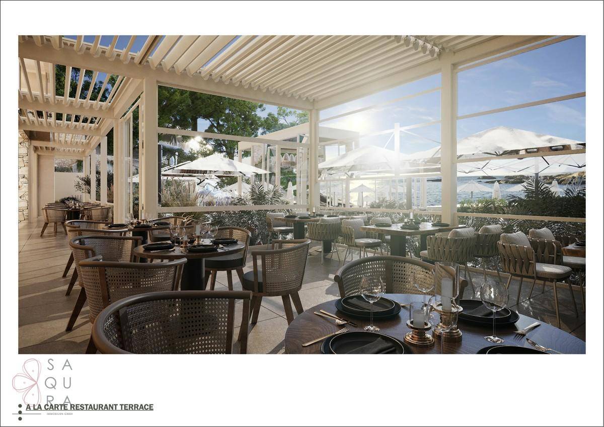 a la carte restoran terasa