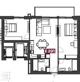2 soban E201 2 sprat Boka Place