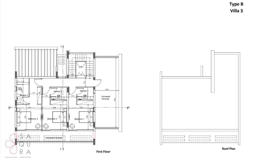 Villa 3 First Floor